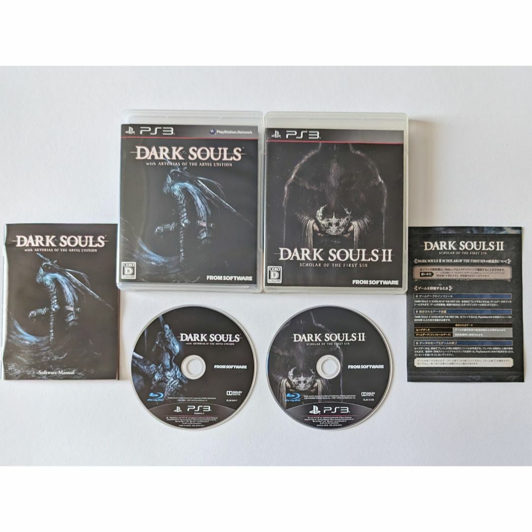 PlayStation3(プレイステーション3)のPS3 ダークソウル 1 2 セット 限定版　プレステ3 Dark Souls エンタメ/ホビーのゲームソフト/ゲーム機本体(家庭用ゲームソフト)の商品写真