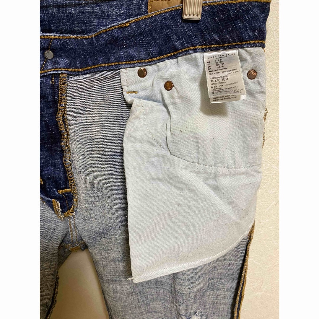 American Eagle(アメリカンイーグル)のアメリカンイーグル W31 L30  スリムテーパー AmericanEagle メンズのパンツ(デニム/ジーンズ)の商品写真
