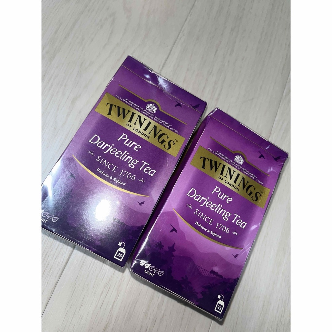 TWININGS　ダージリン　２箱　25パック×２箱 食品/飲料/酒の飲料(茶)の商品写真