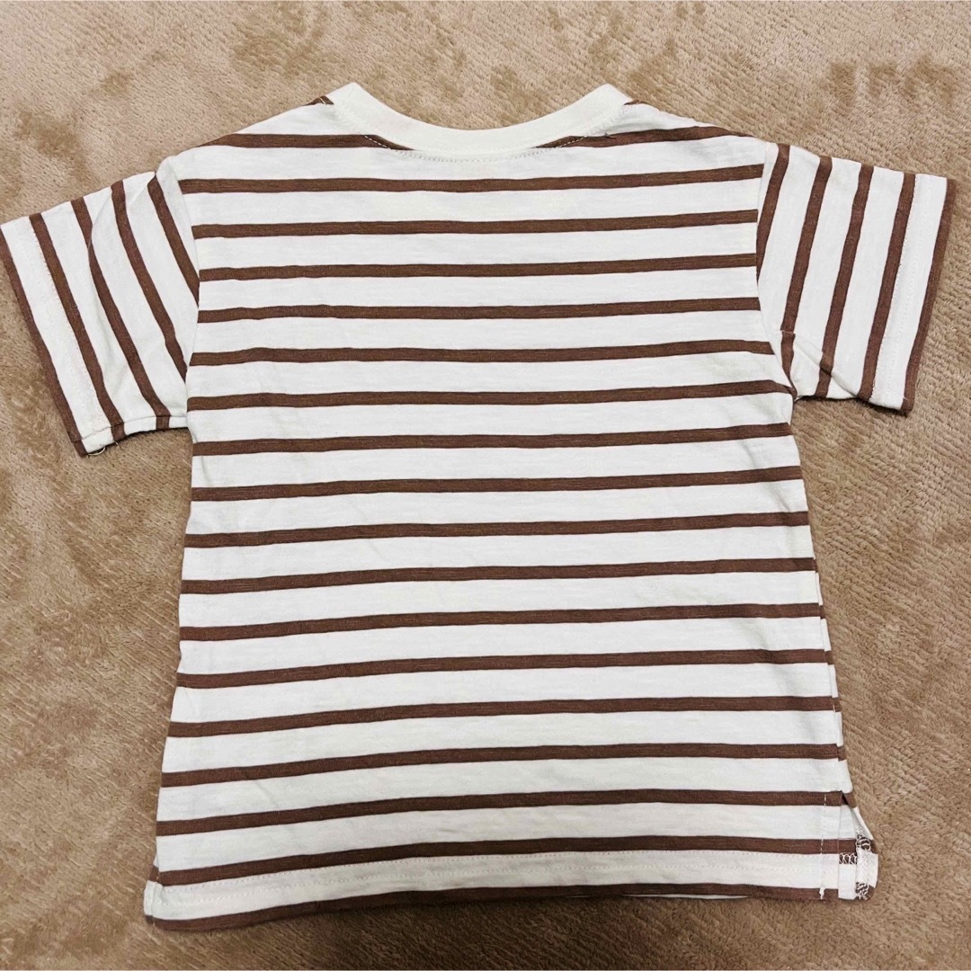 petit main(プティマイン)のプティマイン　ハンバーガーモチーフTシャツ　90サイズ キッズ/ベビー/マタニティのキッズ服男の子用(90cm~)(Tシャツ/カットソー)の商品写真