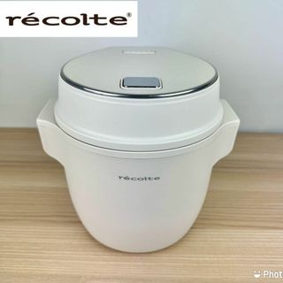 レコルト(recolte) コンパクト ライスクッカー ホワイト RCR-1W(調理器具)