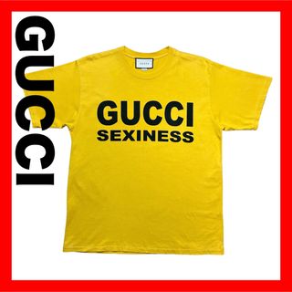 Gucci - 良品【グッチ】オーバーサイズ ロゴ 半袖 Tシャツ GUCCI SEXINESS