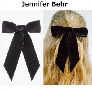 jennifer behr ベロアリボン バレッタ　メ