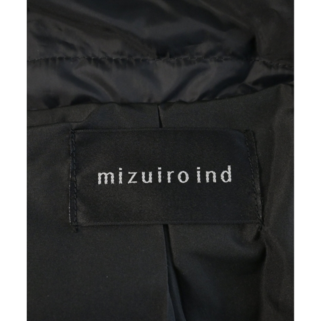 mizuiro ind(ミズイロインド)のmizuiro ind ミズイロインド ダウンコート F 黒 【古着】【中古】 レディースのジャケット/アウター(ダウンコート)の商品写真