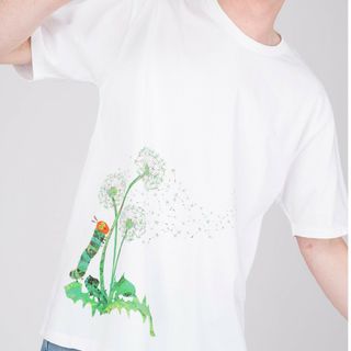 グラニフ(Design Tshirts Store graniph)の新品未使用！グラニフ はらぺこあおむし メンズ Tシャツ XLサイズ(Tシャツ/カットソー(半袖/袖なし))