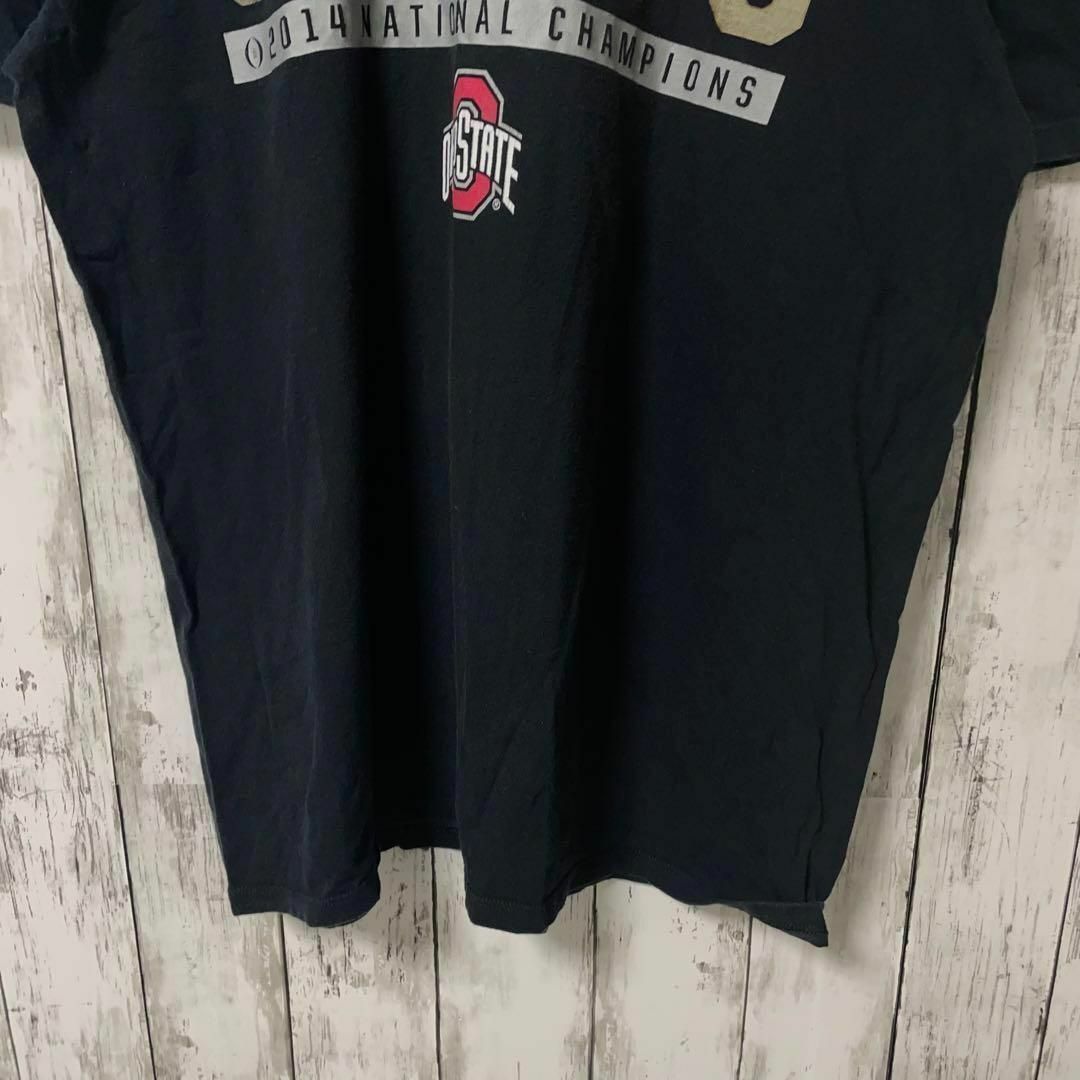 ナイキ アメリカ古着 スウォッシュロゴプリント Tシャツ ブラック メンズ メンズのトップス(Tシャツ/カットソー(半袖/袖なし))の商品写真