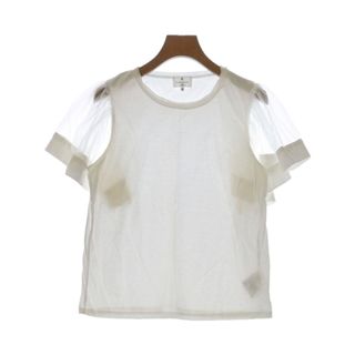 LANVIN en bleu Tシャツ・カットソー 38(M位) 白 【古着】【中古】