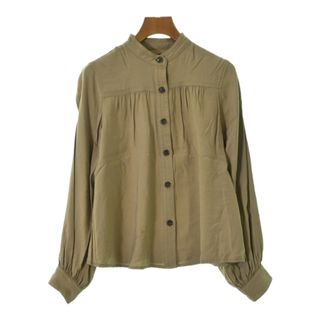 BANANA REPUBLIC バナナリパブリック ブラウス S カーキ 【古着】【中古】