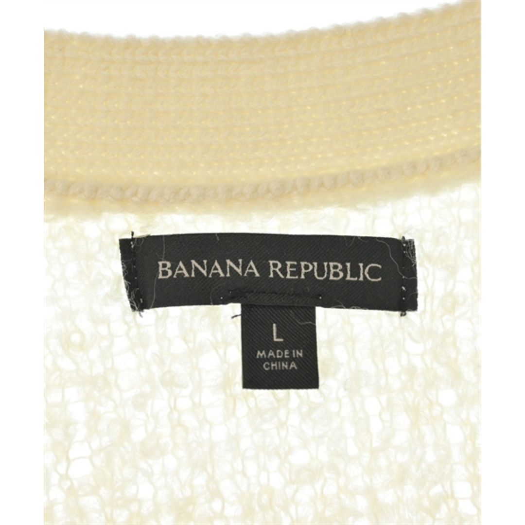 Banana Republic(バナナリパブリック)のBANANA REPUBLIC バナナリパブリック カーディガン L アイボリー 【古着】【中古】 レディースのトップス(カーディガン)の商品写真