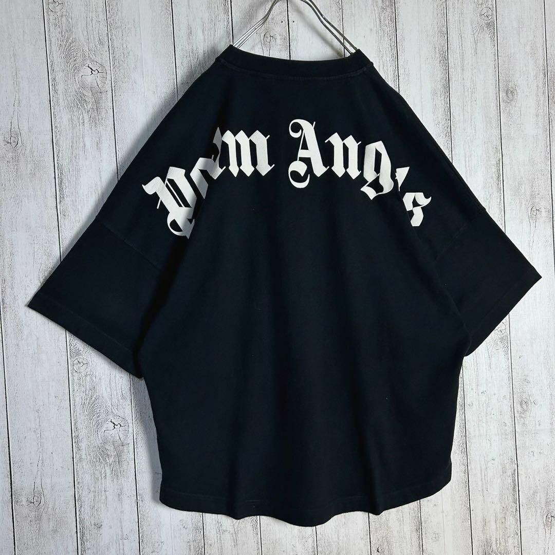 PALM ANGELS(パームエンジェルス)の【希少XLサイズ】パームエンジェルス☆両面ロゴ入りTシャツ バックロゴ 正規品 メンズのトップス(Tシャツ/カットソー(半袖/袖なし))の商品写真