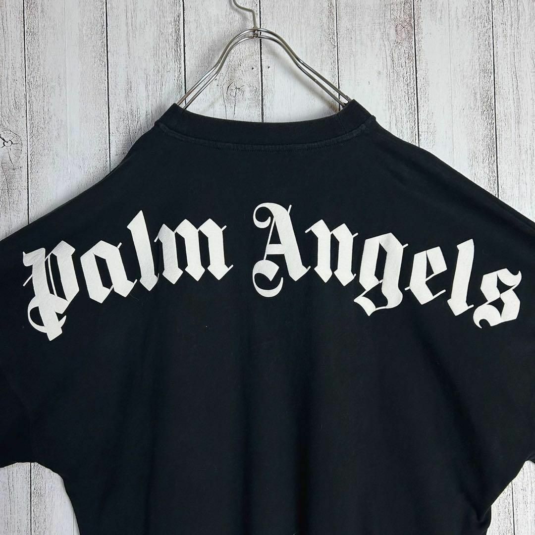 PALM ANGELS(パームエンジェルス)の【希少XLサイズ】パームエンジェルス☆両面ロゴ入りTシャツ バックロゴ 正規品 メンズのトップス(Tシャツ/カットソー(半袖/袖なし))の商品写真