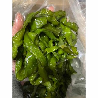 868.最新年度　塩蔵茎わかめ　徳島県産　ネコポス箱込み1kg(野菜)