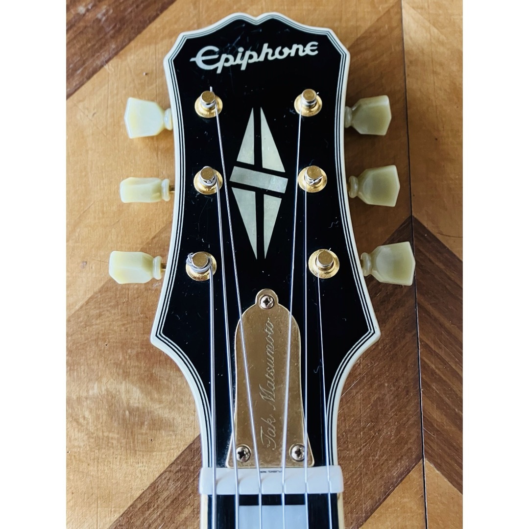 Epiphone(エピフォン)の※最終値下げEpiphone Tak Dc Custom 松本孝弘 エボニー指板 楽器のギター(エレキギター)の商品写真