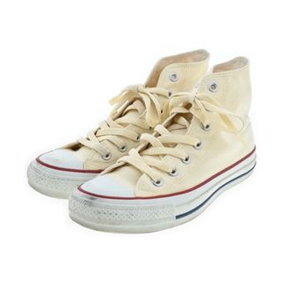 コンバース(CONVERSE)のCONVERSE コンバース スニーカー 23.5cm アイボリー 【古着】【中古】(スニーカー)