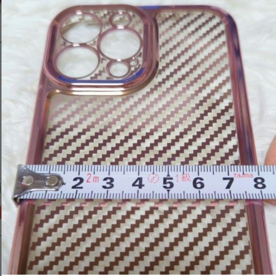 ❤️iPhone13 ProMax 黒ショルダー紐付ピンク斜めストライプケース スマホ/家電/カメラのスマホアクセサリー(iPhoneケース)の商品写真