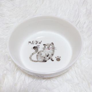 ❤️猫用ペットボウル 食器 フードボウル 陶器製 レンジOK お手入れ簡単