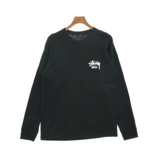 STUSSY - STUSSY ステューシー Tシャツ・カットソー M 黒 【古着】【中古】