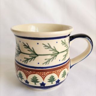 ポーリッシュポタリー(Polish Pottery)のポーリッシュポタリー ザクワディマグカップ250ml EvergreenBell(グラス/カップ)