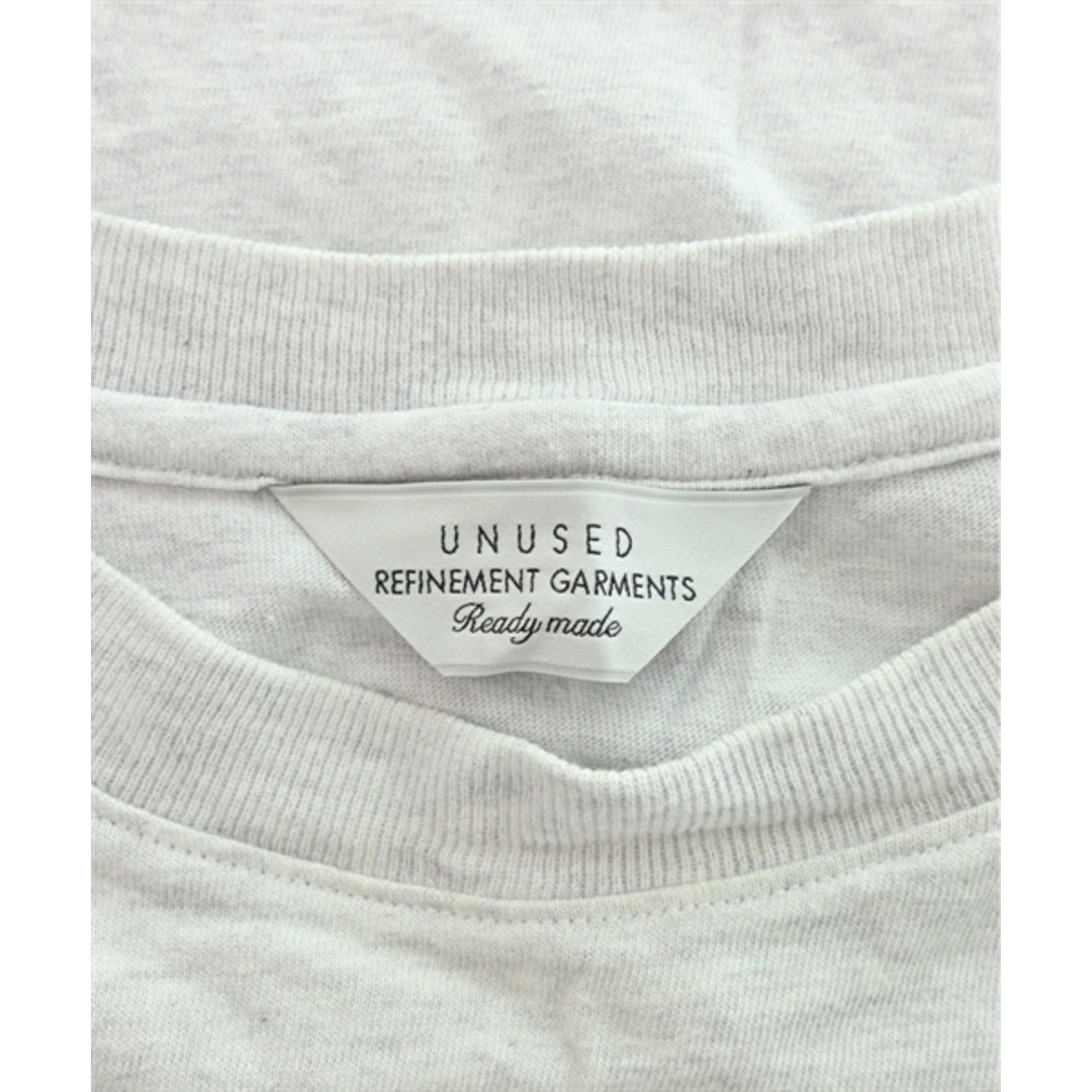 UNUSED(アンユーズド)のUNUSED アンユーズド Tシャツ・カットソー 3(L位) ライトグレー 【古着】【中古】 メンズのトップス(Tシャツ/カットソー(半袖/袖なし))の商品写真