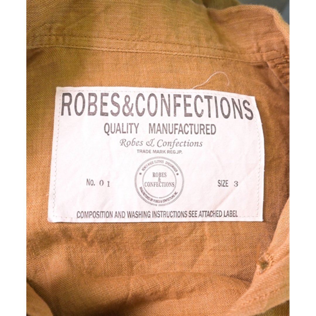 ROBES&CONFECTIONS(ローブスコンフェクションズ)のRobes&Confections カジュアルシャツ 3(M位) 黄 【古着】【中古】 メンズのトップス(シャツ)の商品写真