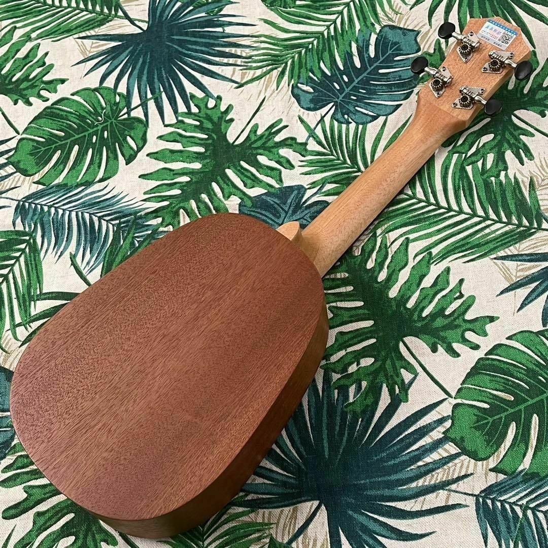 【music ukulele 】エレキ・パイナップル型ウクレレ【UK専門店】 楽器のウクレレ(ソプラノウクレレ)の商品写真