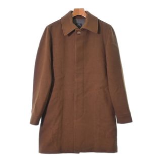 A.P.C. アーペーセー ステンカラーコート S 茶 【古着】【中古】(ステンカラーコート)