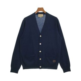 グッチ(Gucci)のGUCCI グッチ カーディガン L 紺 【古着】【中古】(カーディガン)