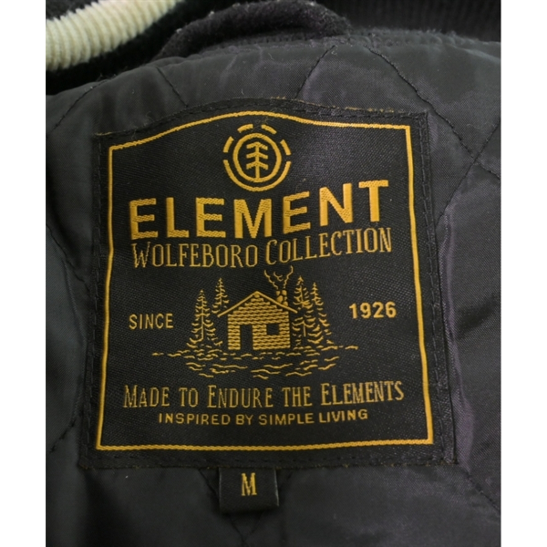 ELEMENT(エレメント)のelement エレメント スタジャン M 黒 【古着】【中古】 メンズのジャケット/アウター(スタジャン)の商品写真