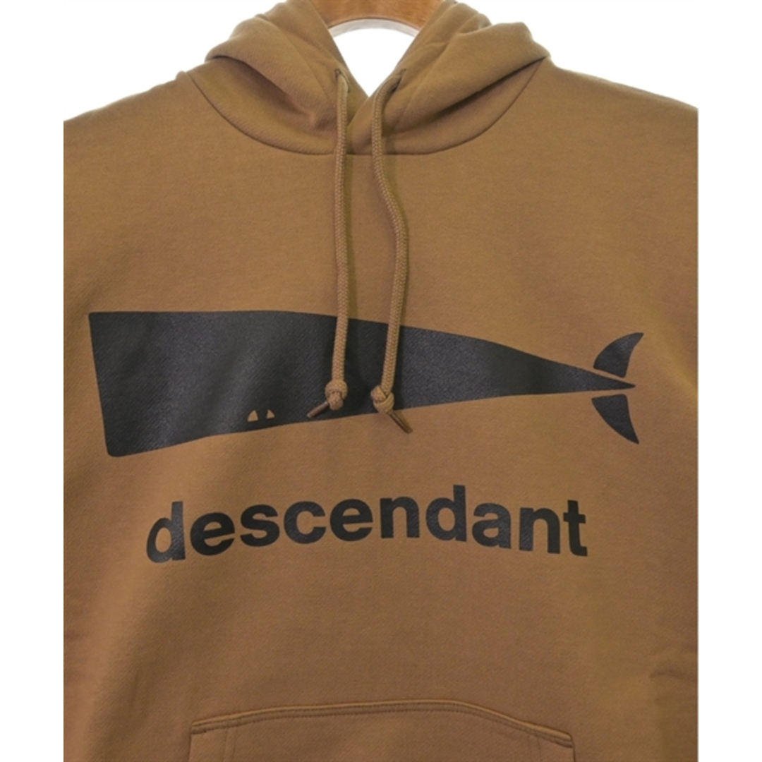 DESCENDANT(ディセンダント)のDESCENDANT ディセンダント パーカー 1(S位) 茶 【古着】【中古】 メンズのトップス(パーカー)の商品写真