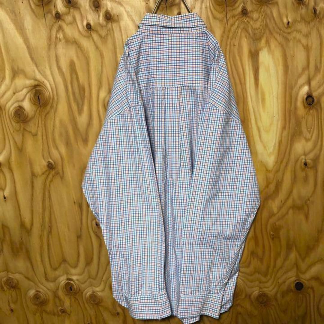 Wrangler(ラングラー)のラングラー チェック ワンポイント 90s ボタンダウンシャツ 長袖 シャツ メンズのトップス(シャツ)の商品写真