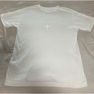 ストーンアイランド(STONE ISLAND)のstone island tシャツ　ホワイト　Mサイズ(Tシャツ/カットソー(半袖/袖なし))