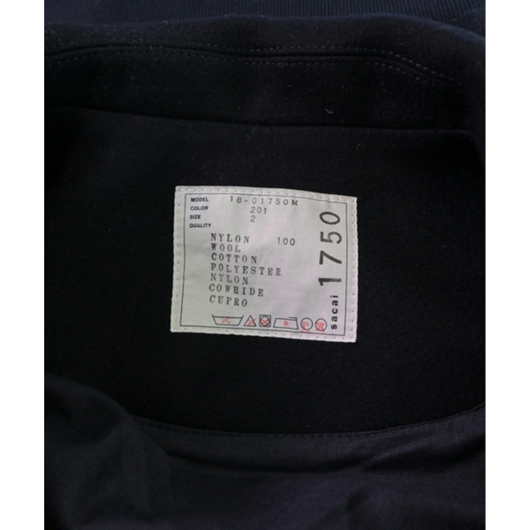 sacai(サカイ)のsacai サカイ ブルゾン（その他） 2(M位) 紺 【古着】【中古】 メンズのジャケット/アウター(その他)の商品写真