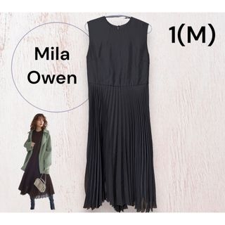 ミラオーウェン(Mila Owen)の【Mila Owen】ノースリヘムデザインプリーツワンピース.1(M).(ロングワンピース/マキシワンピース)