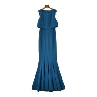 ザックポーゼン(Zac Posen)のZac Posen ザックポーゼン ワンピース 4(XL位) 青 【古着】【中古】(ひざ丈ワンピース)