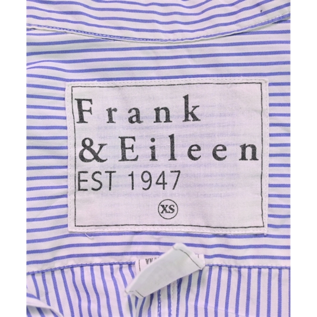 Frank&Eileen(フランクアンドアイリーン)のFrank&Eileen カジュアルシャツ XS 紺x白(ストライプ) 【古着】【中古】 メンズのトップス(シャツ)の商品写真