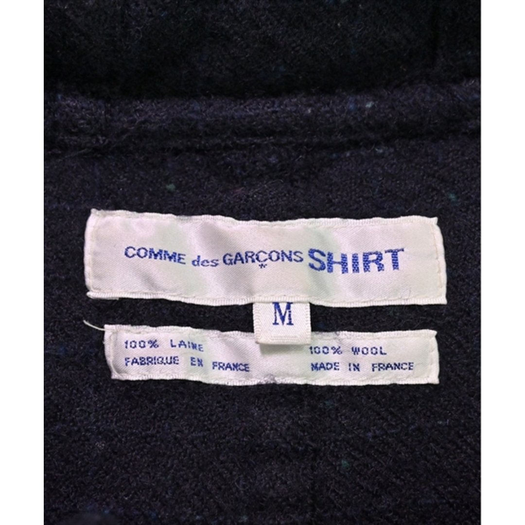 COMME des GARCONS SHIRT(コムデギャルソンシャツ)のCOMME des GARCONS SHIRT ダッフルコート M 紺 【古着】【中古】 メンズのジャケット/アウター(ダッフルコート)の商品写真