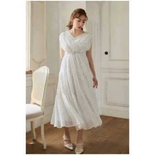 ハーリップトゥ(Her lip to)のHer lip to Tiered Polka-Dot Long Dress(ロングワンピース/マキシワンピース)