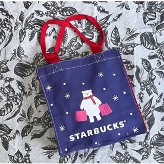 スターバックスコーヒー(Starbucks Coffee)の【非売品】キャンバス　バッグ　しろくま　ギフト　トートバッグ(トートバッグ)