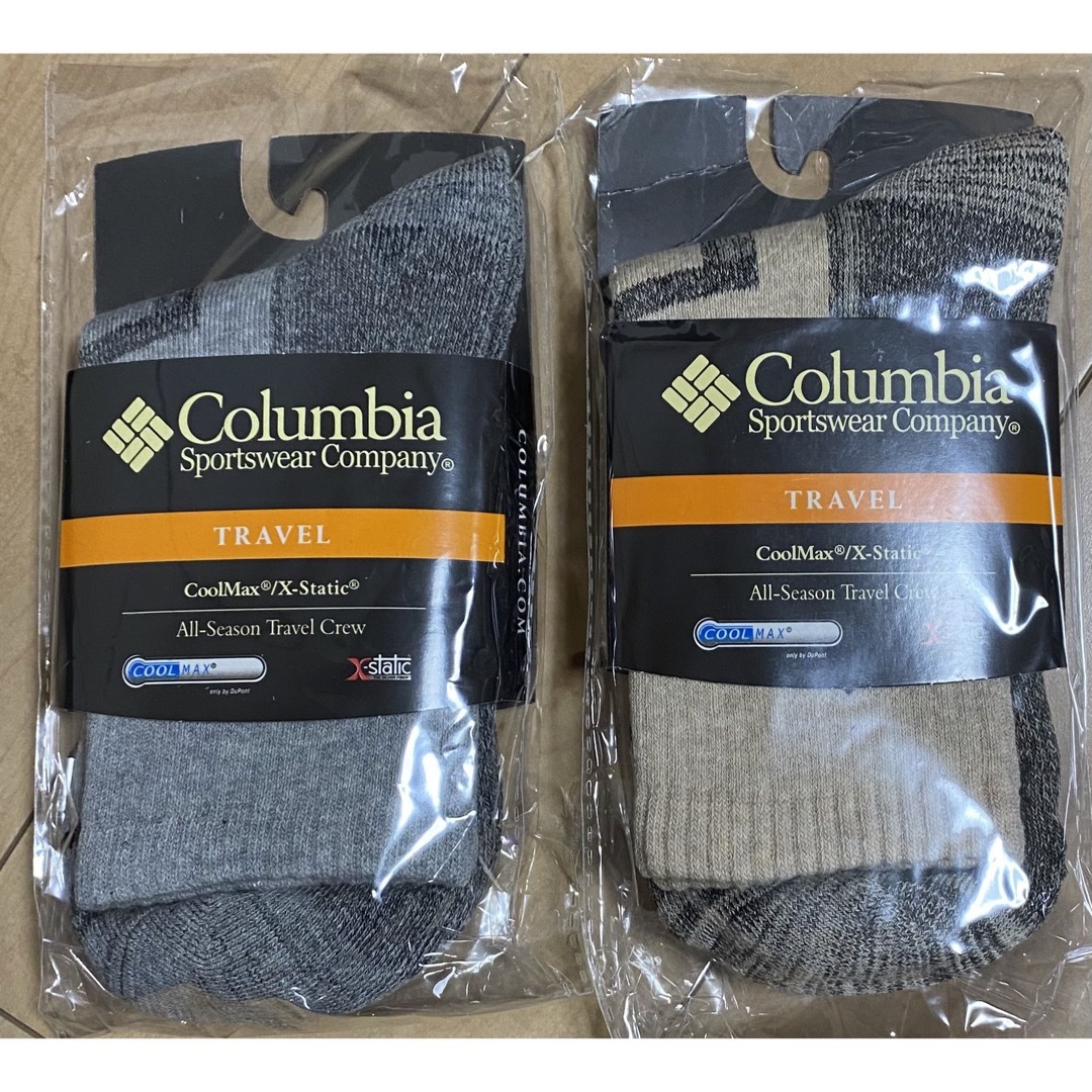Columbia(コロンビア)のCoolMax クールマックス 中厚地 靴下 登山 2足セット25〜27.5cm スポーツ/アウトドアのアウトドア(登山用品)の商品写真