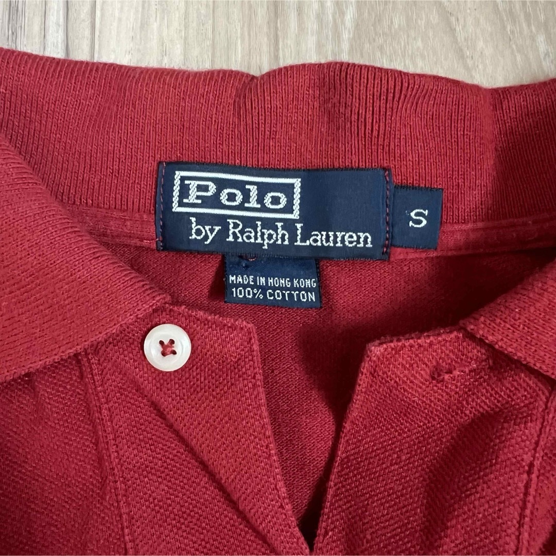 POLO RALPH LAUREN(ポロラルフローレン)のラルフローレン ポロシャツ Sサイズ ワインレッド メンズのトップス(ポロシャツ)の商品写真