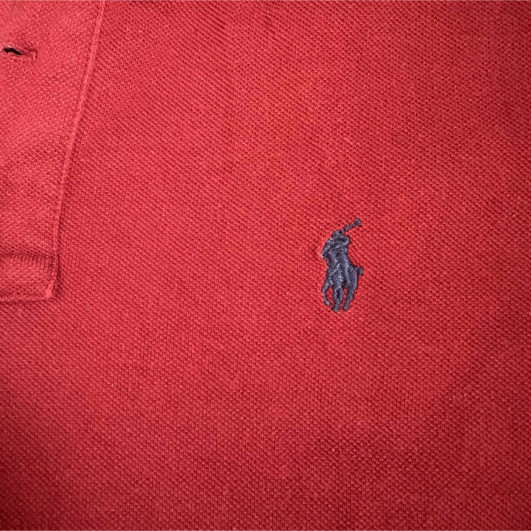 POLO RALPH LAUREN(ポロラルフローレン)のラルフローレン ポロシャツ Sサイズ ワインレッド メンズのトップス(ポロシャツ)の商品写真