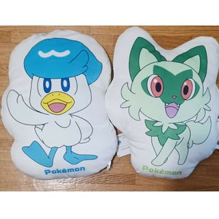 ポケモン(ポケモン)のポケットモンスター　でっかいクッション～ニャオハ&クワッス2点セット～(ぬいぐるみ)