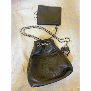 シャネル(CHANEL)の超レア☆ CHANEL シャネル ☆ 　ミニバック/ミニリュック　黒　ラムスキン(リュック/バックパック)