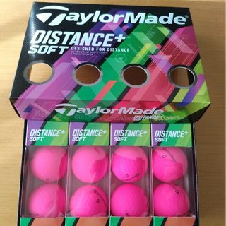 テーラーメイド(TaylorMade)の新品未使用　テーラーメイドディスタンス　ソフト　ゴルフボール　ピンク　1ダース(その他)