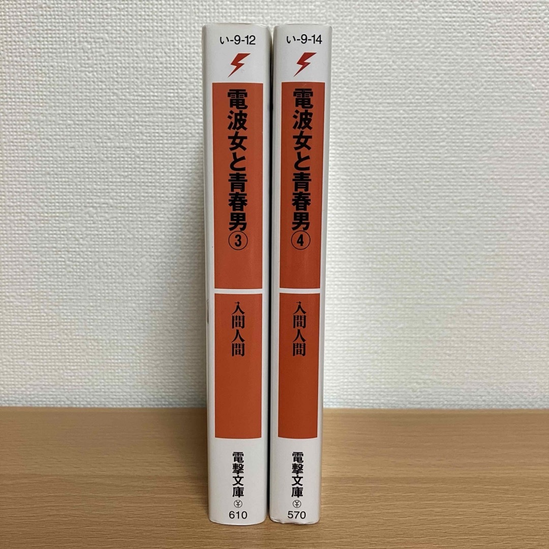 電波女と青春男 3巻 4巻 入間人間 ブリキ 電撃文庫 小説 ライトノベル 本 エンタメ/ホビーの本(文学/小説)の商品写真