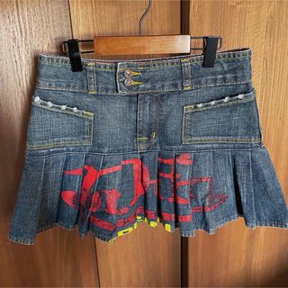 ボンダッチ(Von Dutch)の希少♡Von Dutch♡ボンダッチ 2000s ミニスカート デニム Y2K(ミニスカート)