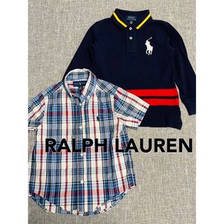 POLO RALPH LAUREN - ラルフローレン　長袖　半袖　ポロシャツ　BIGポニー　2点　100