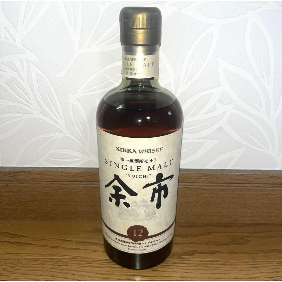 ニッカウヰスキー(ニッカウイスキー)の【未開栓】ニッカウヰスキー シングルモルト余市12年 700ml 食品/飲料/酒の酒(ウイスキー)の商品写真