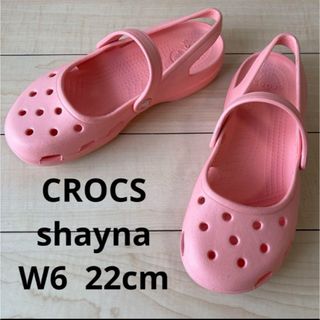 クロックス(crocs)のCROCS  クロックス shayna シャイナ  W6  22cm(サンダル)