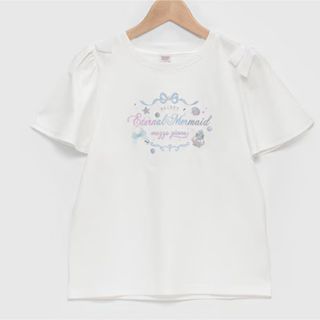 メゾピアノジュニア(mezzo piano junior)の新品 mezzo piano junior  160シェル&ジュエル半袖Tシャツ(Tシャツ/カットソー)